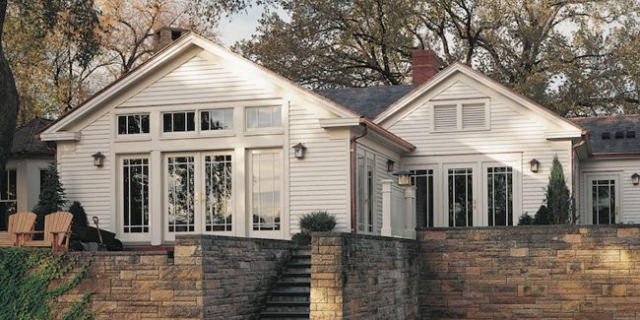 Andersen white exterior windows and doors