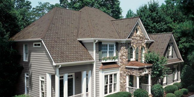 asphalt roof in MI home