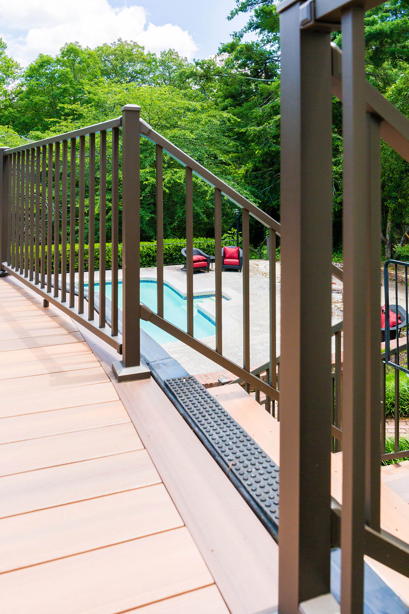 composite deck railing options - Custom Composite Deck Railing builder and contractor in Michigan