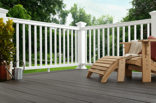 composite deck railing options