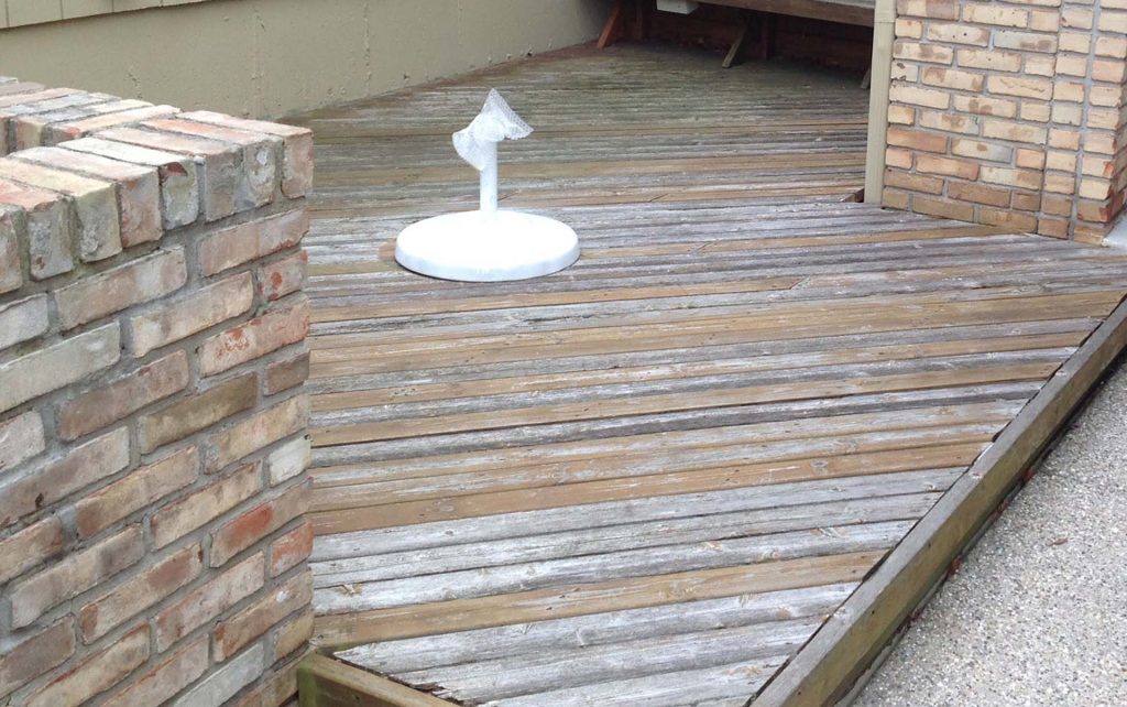 decking deck before