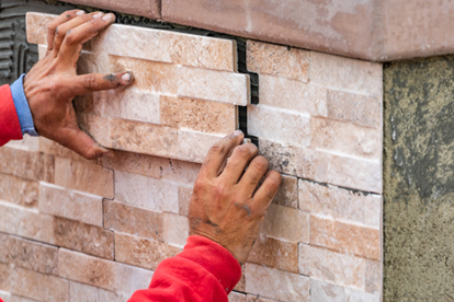 Stone veneer siding in Michigan