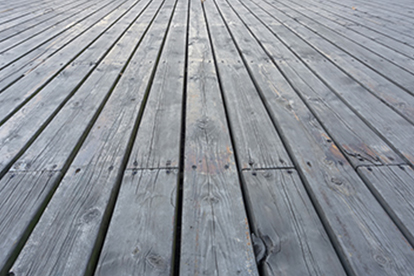 Old Deck Railing in MI