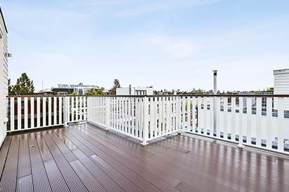 modern deck railing