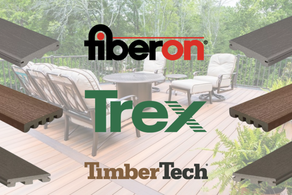 Composite Deck Board Comparison: Fiberon vs. Trex vs. TimberTech